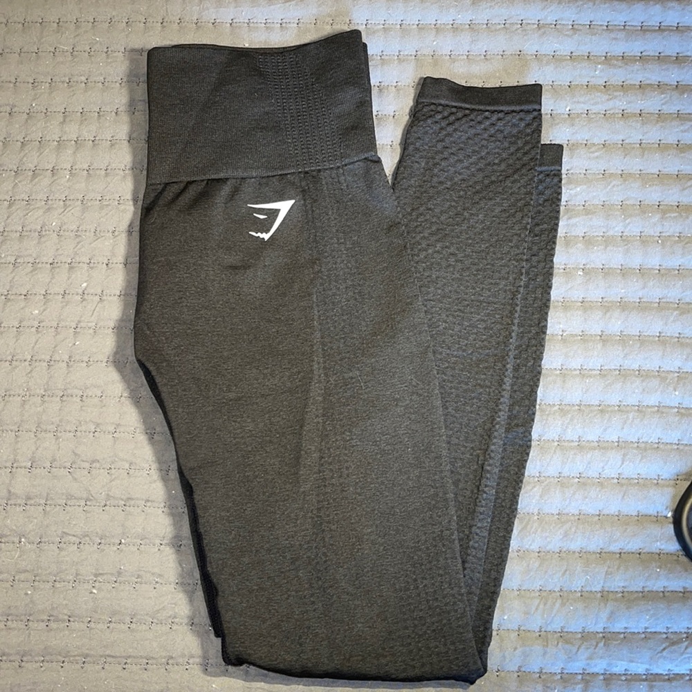 Black gymshark vital seamless leggings